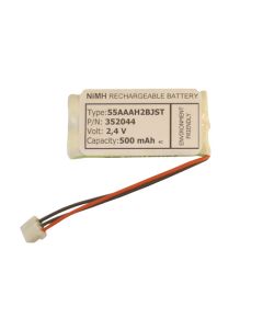 Kjøp Batteri til Philips 2.4 Volt 550 mAh NiMH 352044 hos altitec.no for kr 239,00